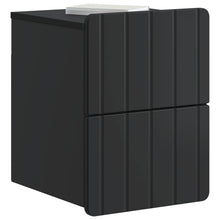 Wandbeugel Bedkast Zwart 33 x 34,5 x 43 cm Bewerkt hout