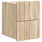 Wall Bracket Foldaway Bed Sonoma Oak 33 x 34.5 x 43 cm Engineered Wood