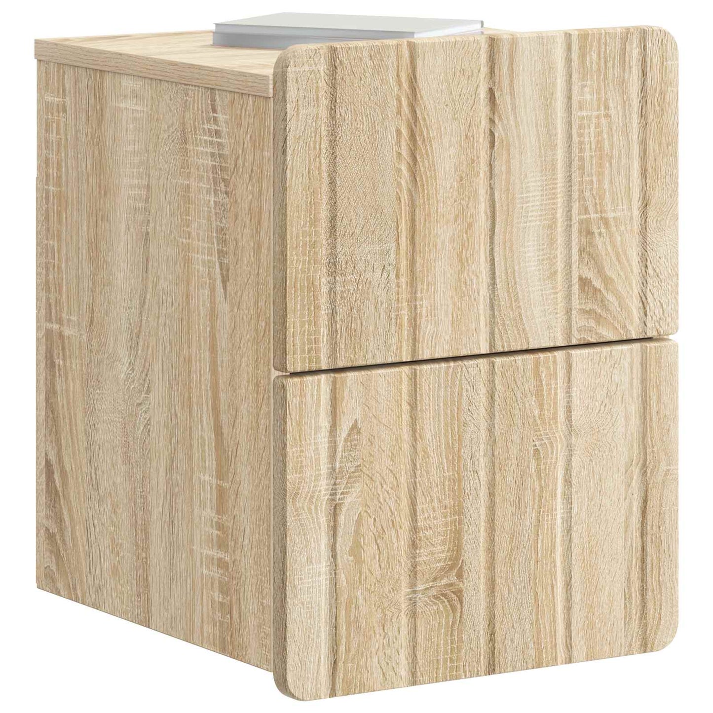 Wandbeugel Bedkast 2 pcs Sonoma Eiken 33 x 34,5 x 43 cm