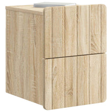 Wandbeugel Bedkast 2 pcs Sonoma Eiken 33 x 34,5 x 43 cm