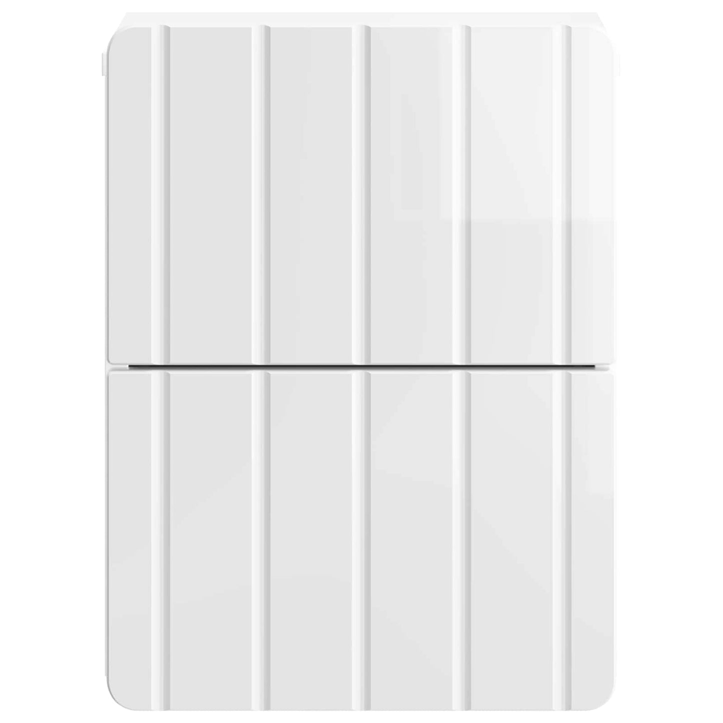 Wandbeugel Bedkast Hoogglans Wit 33 x 34,5 x 43 cm Bewerkt hout