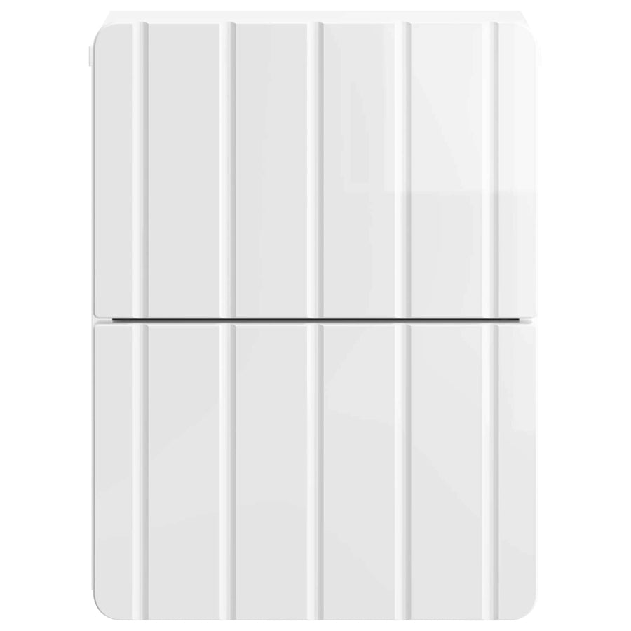 Wandbeugel Bedkast Hoogglans Wit 33 x 34,5 x 43 cm Bewerkt hout