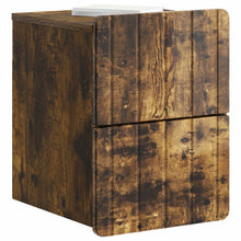 Wandbeugel Bedkast 2 pcs Gerookt eiken 33 x 34,5 x 43 cm