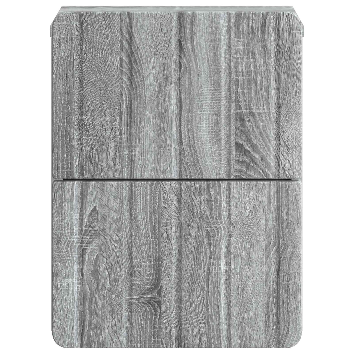 Wandbeugel Bedkast Grijs sonoma 33 x 34,5 x 43 cm Bewerkt hout