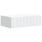 Wandmontage bijzettafel wit 59x34,5x17 cm