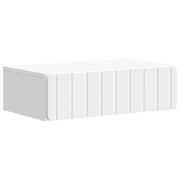 Wandmontage bijzettafel wit 59x34,5x17 cm