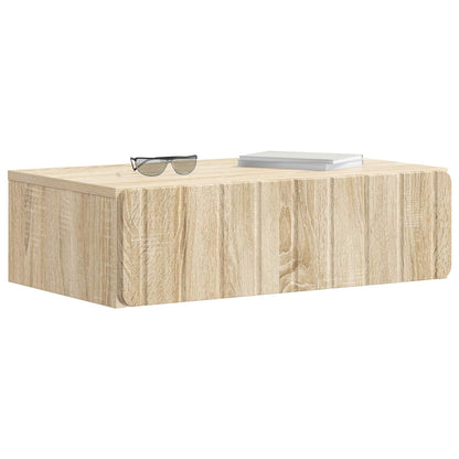 Wandmontage Zijtafel Sonoma Eiken 59 x 34,5 x 17 cm