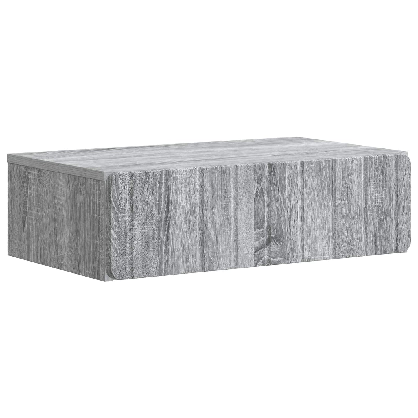 Wandmontage Zijtafel Grijs sonoma 59 x 34,5 x 17 cm