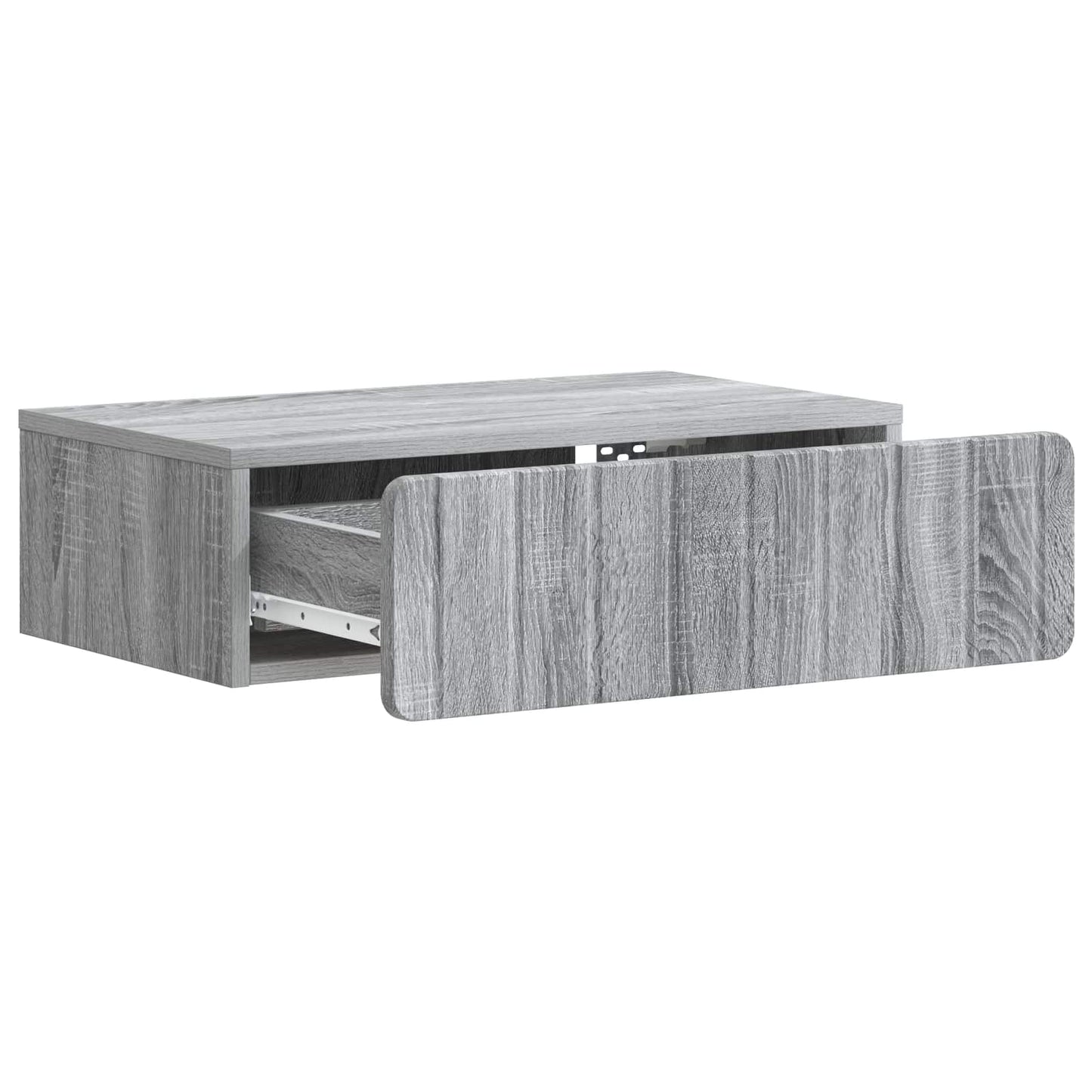 Wandmontage Zijtafel Grijs sonoma 59 x 34,5 x 17 cm