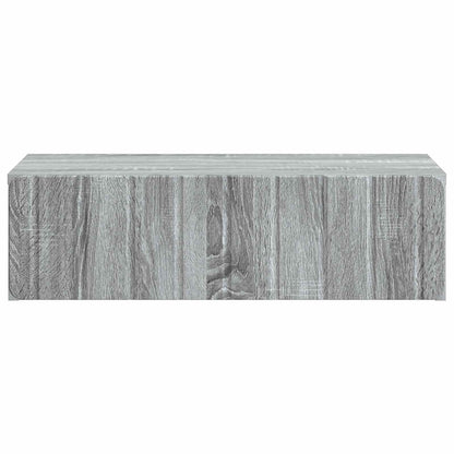 Wandmontage Zijtafel Grijs sonoma 59 x 34,5 x 17 cm