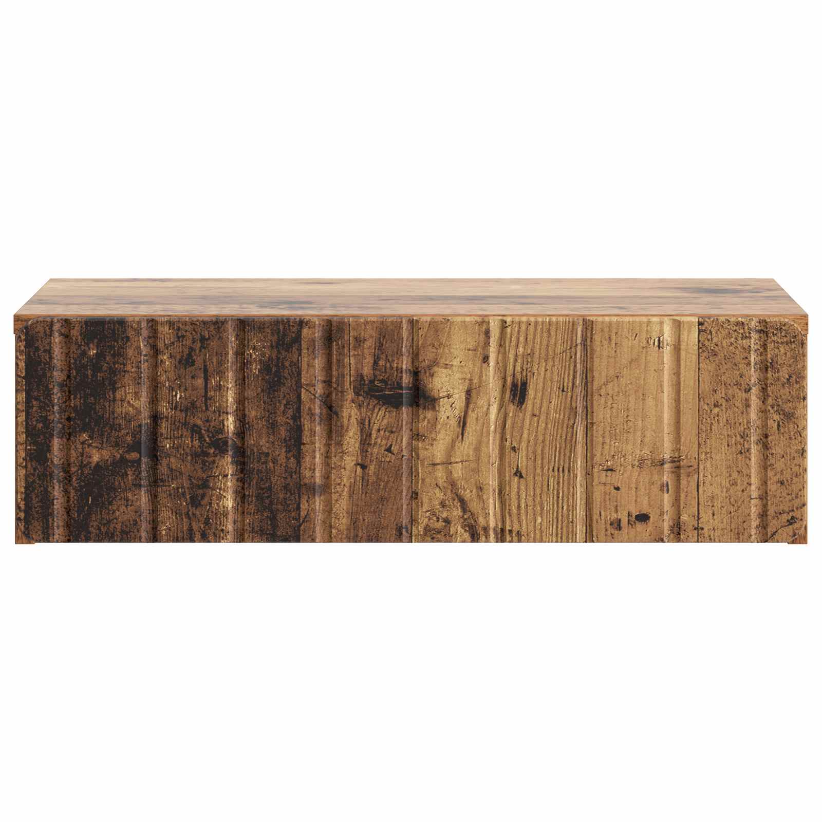 Wandmontage Zijtafel Oud hout 59 x 34,5 x 17 cm Bewerkt hout
