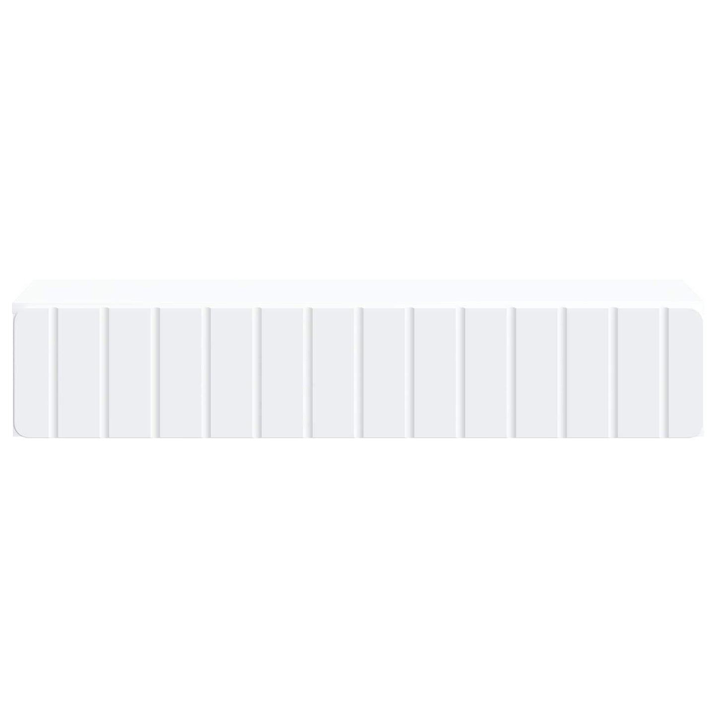 Wandmontage Zijtafel Wit 87,5 x 34,5 x 17 cm Bewerkt hout