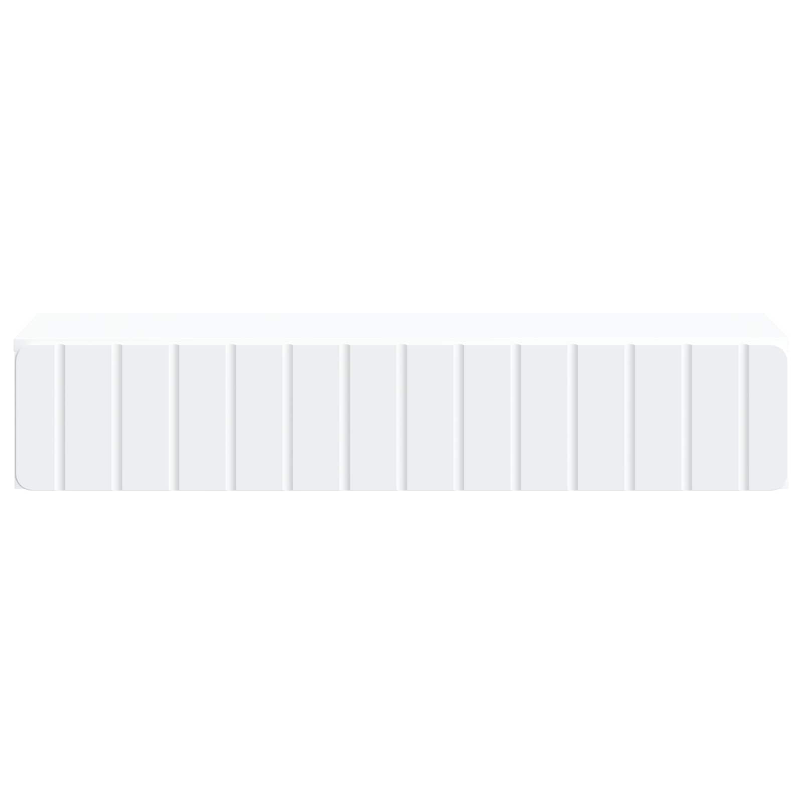 Wandmontage Zijtafel Wit 87,5 x 34,5 x 17 cm Bewerkt hout