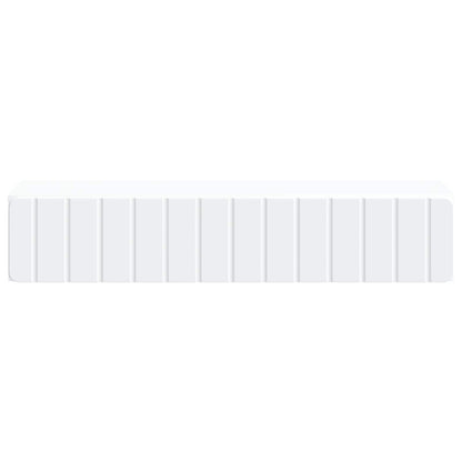 Wandmontage Zijtafel Wit 87,5 x 34,5 x 17 cm Bewerkt hout