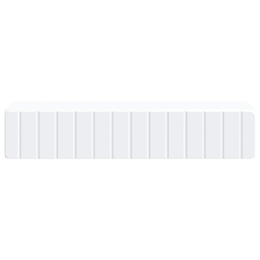 Wandmontage Zijtafel Wit 87,5 x 34,5 x 17 cm Bewerkt hout