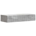 Wandtafel 87,5x34,5x17 cm betongrijs spaanplaat