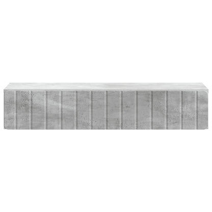 Wandmontage Zijtafel Betongrijs 87,5 x 34,5 x 17 cm