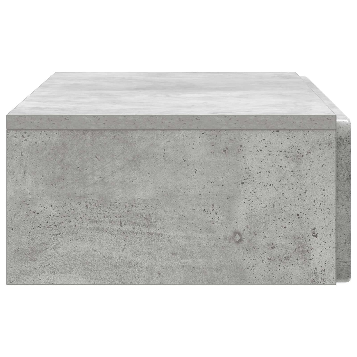 Wandmontage Zijtafel Betongrijs 87,5 x 34,5 x 17 cm