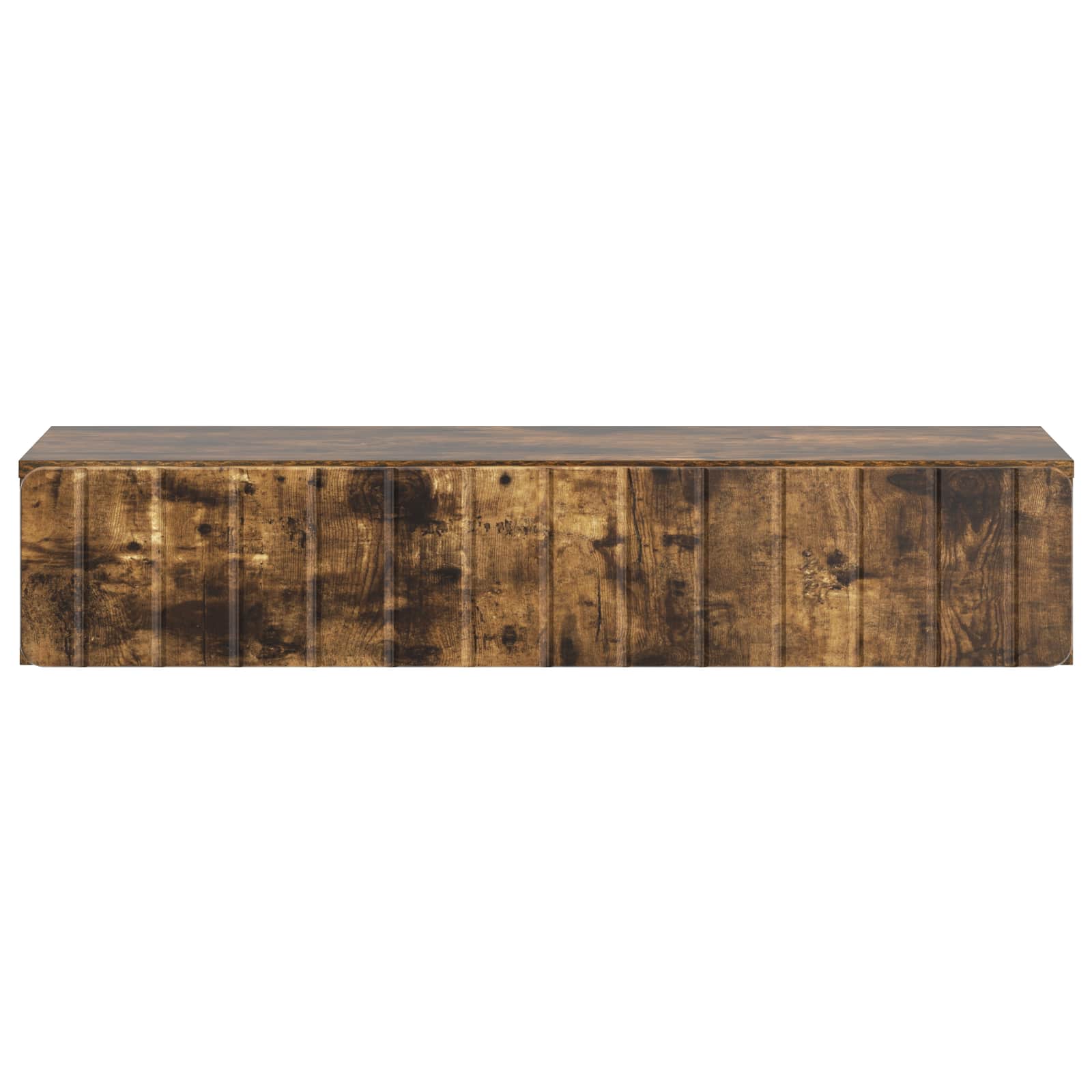Wandmontage Zijtafel Gerookt eiken 87,5 x 34,5 x 17 cm