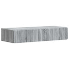 Wandmontage zijtafel grijs sonoma 87,5x34,5x17 cm