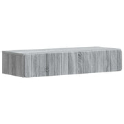 Wandmontage zijtafel grijs sonoma 87,5x34,5x17 cm