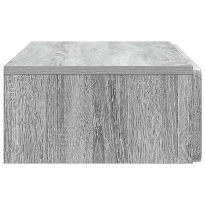 Wandmontage Zijtafel Grijs sonoma 87,5 x 34,5 x 17 cm