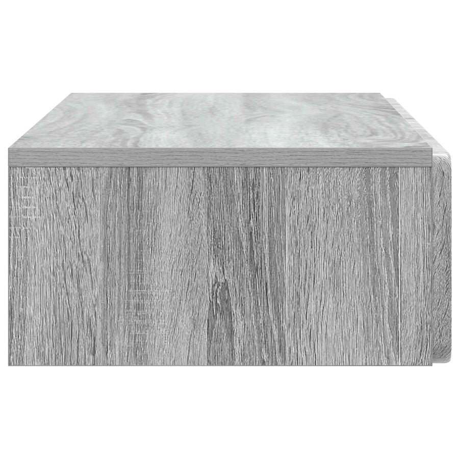 Wandmontage Zijtafel Grijs sonoma 87,5 x 34,5 x 17 cm