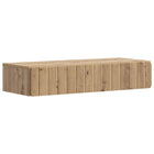 Wandmontage bijzettafel Artisanaal eiken 87,5x34,5x17 cm