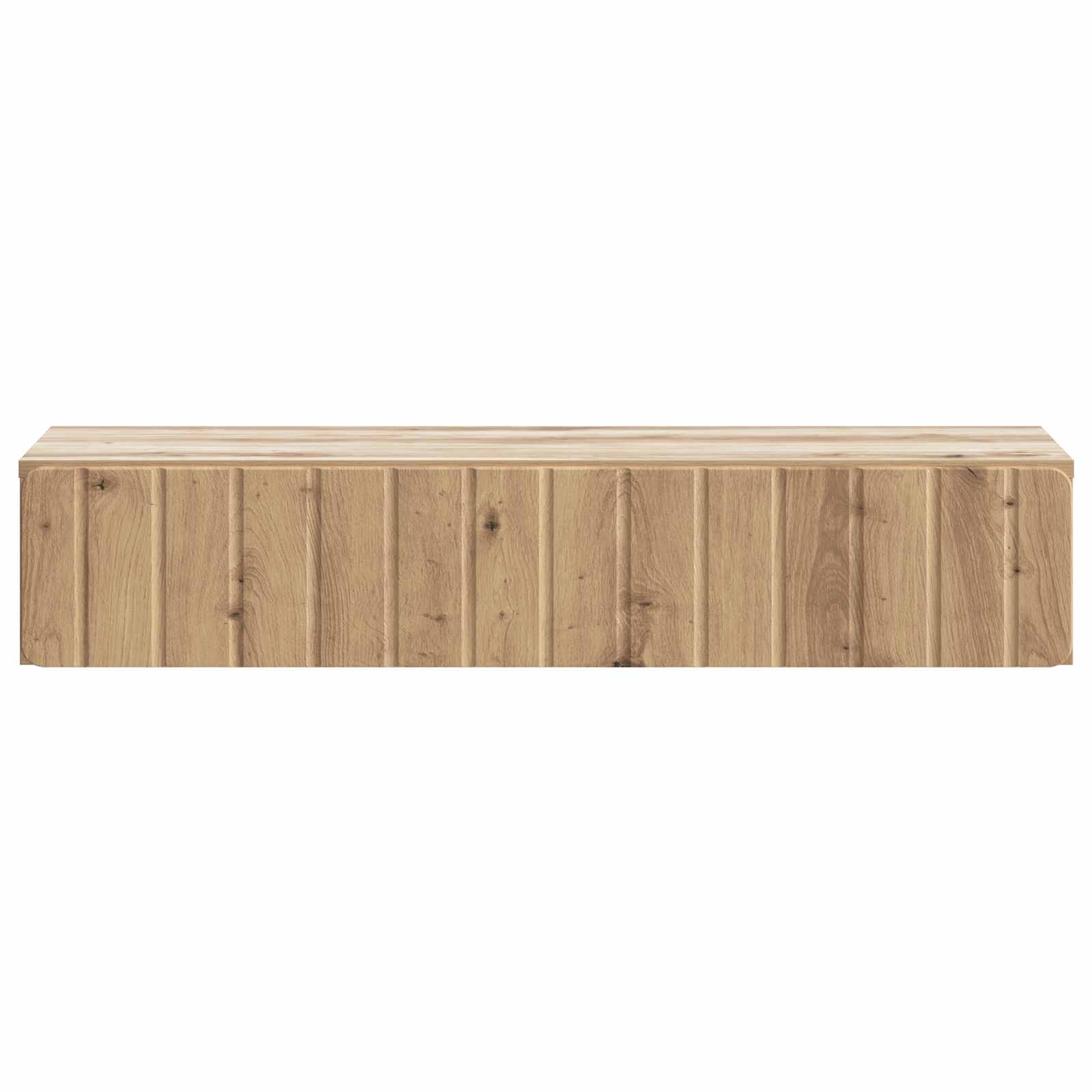 Wandmontage Zijtafel Artisanaal eiken 87,5 x 34,5 x 17 cm