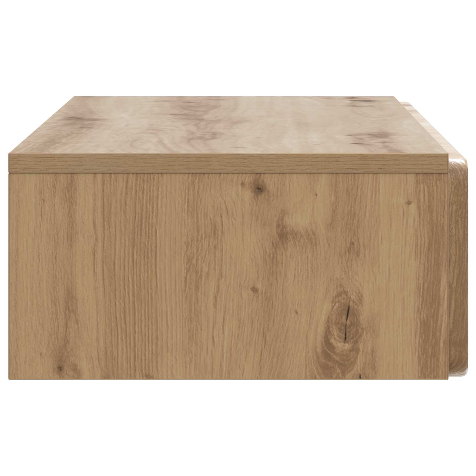 Wandmontage Zijtafel Artisanaal eiken 87,5 x 34,5 x 17 cm