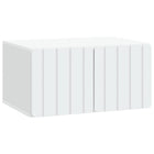 tv kast 59,5x41x30 cm bewerkt hout wit