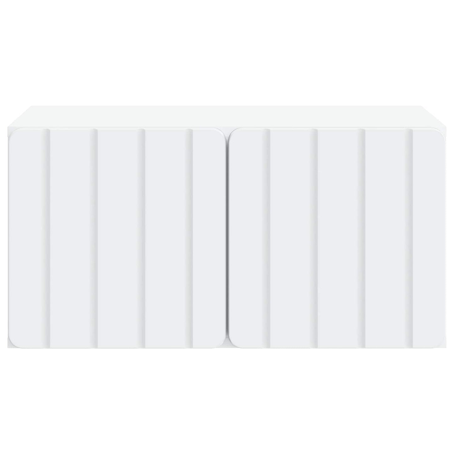 Wandbeugel TV-kast Wit 59,5 x 41 x 30 cm Bewerkt hout