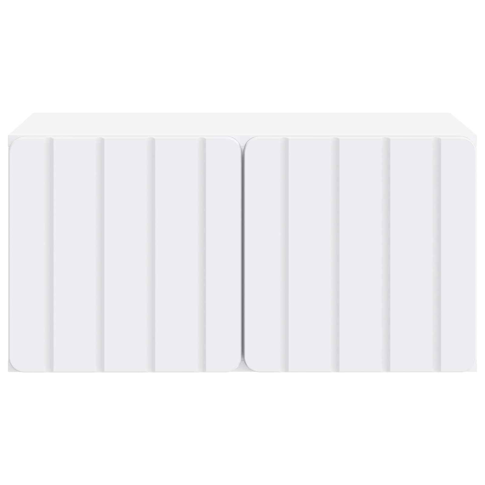 Wandbeugel TV-kast Wit 59,5 x 41 x 30 cm Bewerkt hout