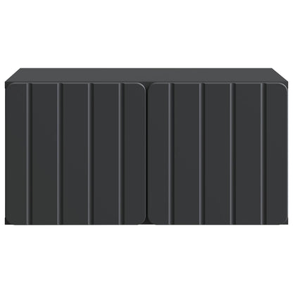 Wandbeugel TV-kast Zwart 59,5 x 41 x 30 cm Bewerkt hout