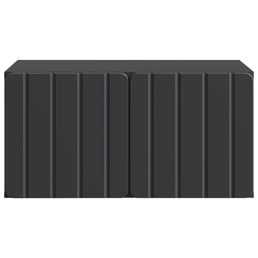 Wandbeugel TV-kast Zwart 59,5 x 41 x 30 cm Bewerkt hout