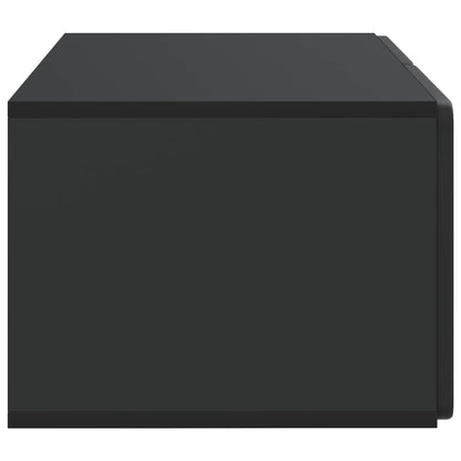 Wandbeugel TV-kast Zwart 59,5 x 41 x 30 cm Bewerkt hout