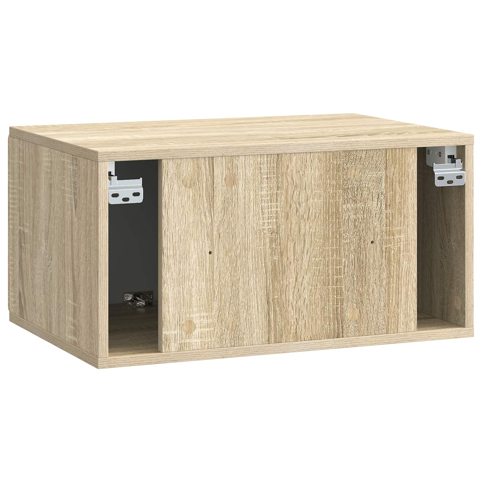 Wandbeugel TV-kast Sonoma Eiken 59,5 x 41 x 30 cm Bewerkt hout