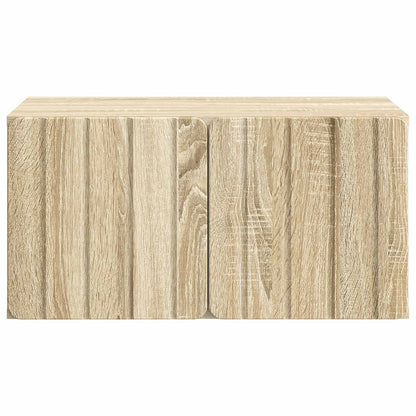 Wandbeugel TV-kast Sonoma Eiken 59,5 x 41 x 30 cm Bewerkt hout
