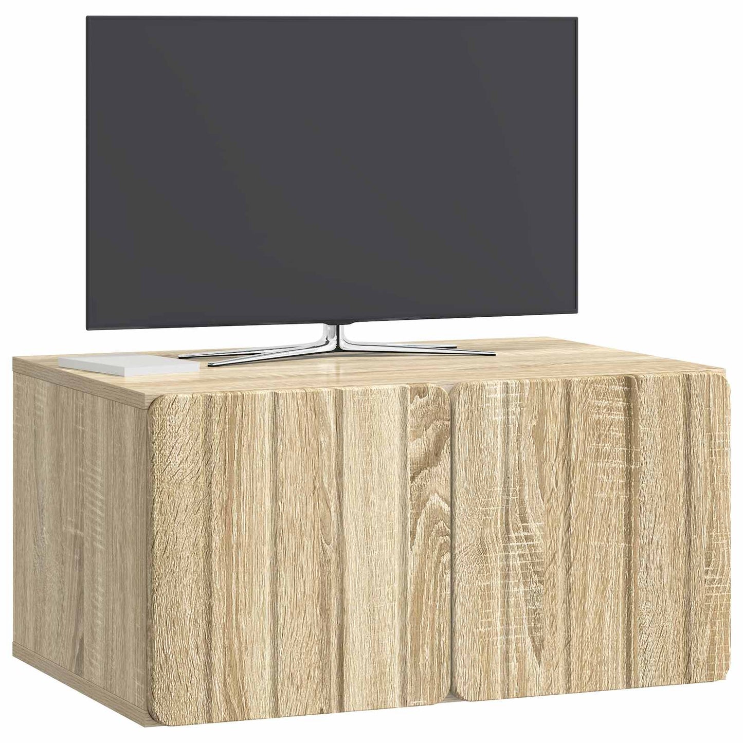 Wandbeugel TV-kast Sonoma Eiken 59,5 x 41 x 30 cm Bewerkt hout