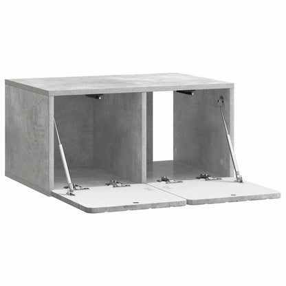 Wandbeugel TV-kast Betongrijs 59,5 x 41 x 30 cm Bewerkt hout
