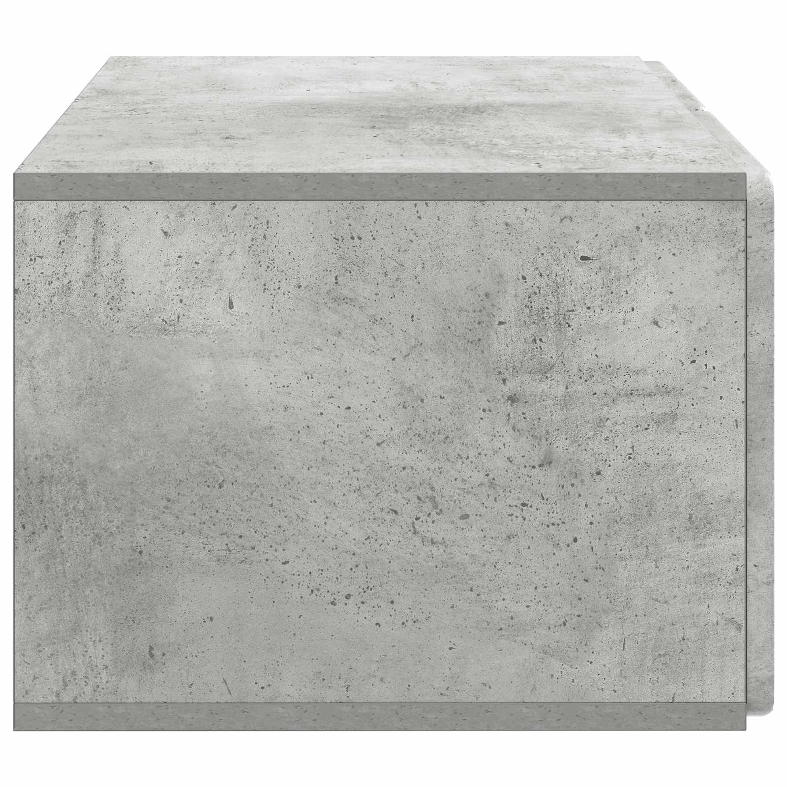 Wandbeugel TV-kast Betongrijs 59,5 x 41 x 30 cm Bewerkt hout