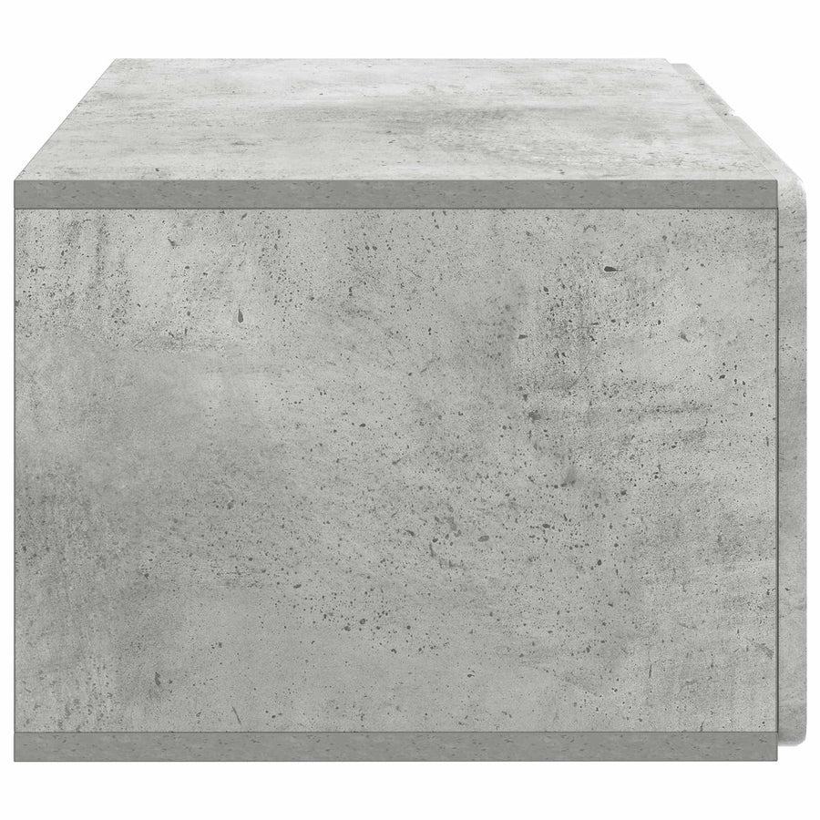 Wandbeugel TV-kast Betongrijs 59,5 x 41 x 30 cm Bewerkt hout