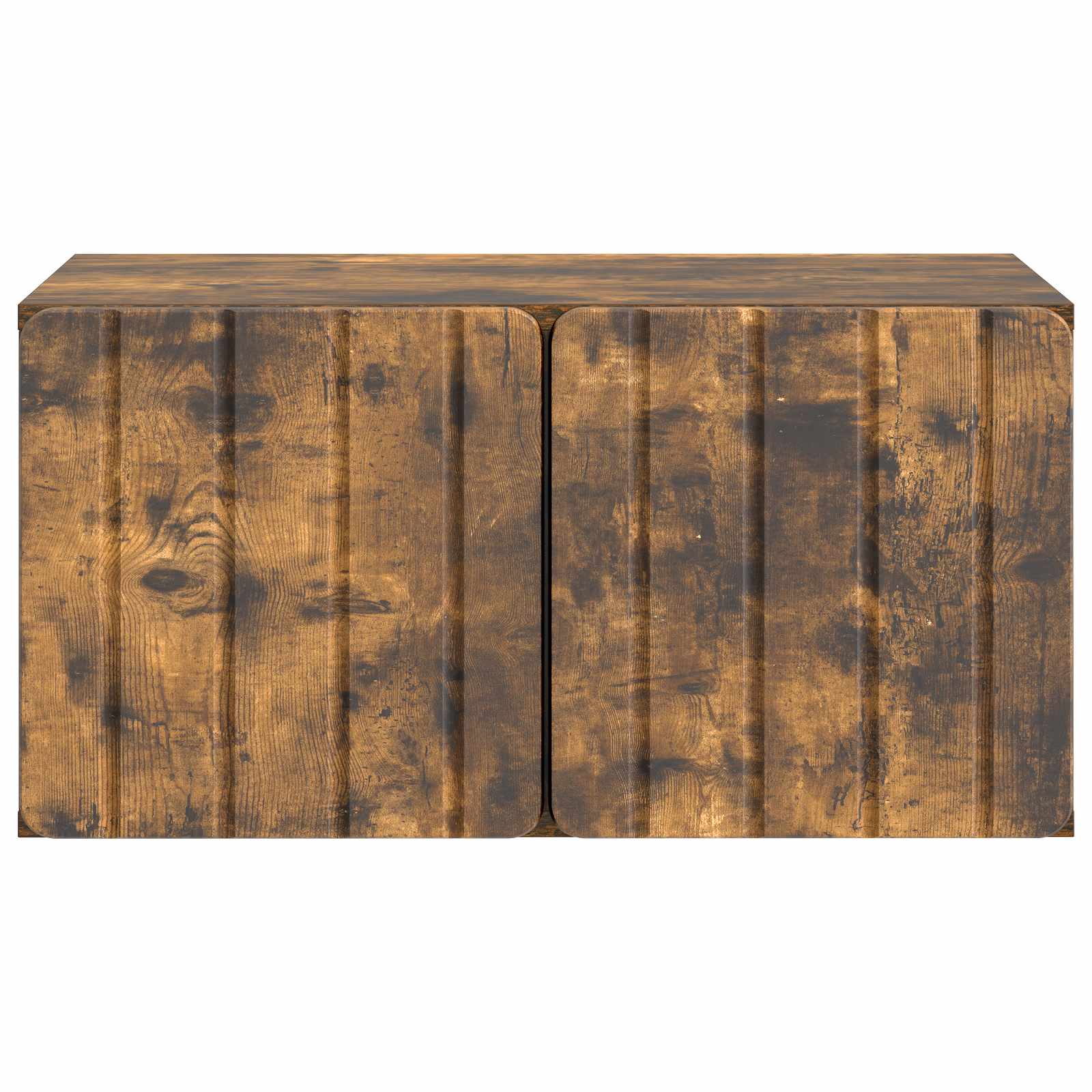 Wandbeugel TV-kast Gerookt eiken 59,5 x 41 x 30 cm Bewerkt hout