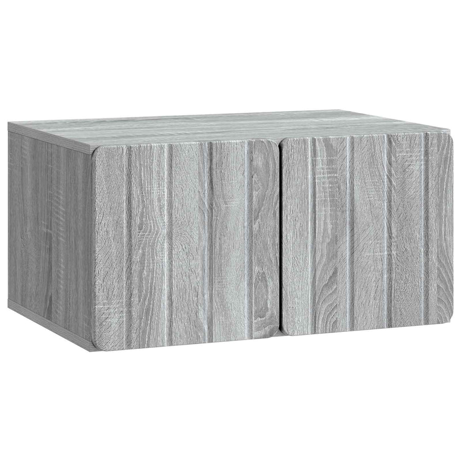 Wandbeugel TV-kast Grijs sonoma 59,5 x 41 x 30 cm Bewerkt hout