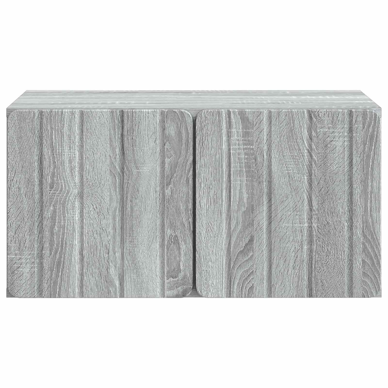 Wandbeugel TV-kast Grijs sonoma 59,5 x 41 x 30 cm Bewerkt hout