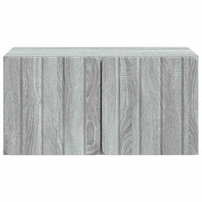 Wandbeugel TV-kast Grijs sonoma 59,5 x 41 x 30 cm Bewerkt hout