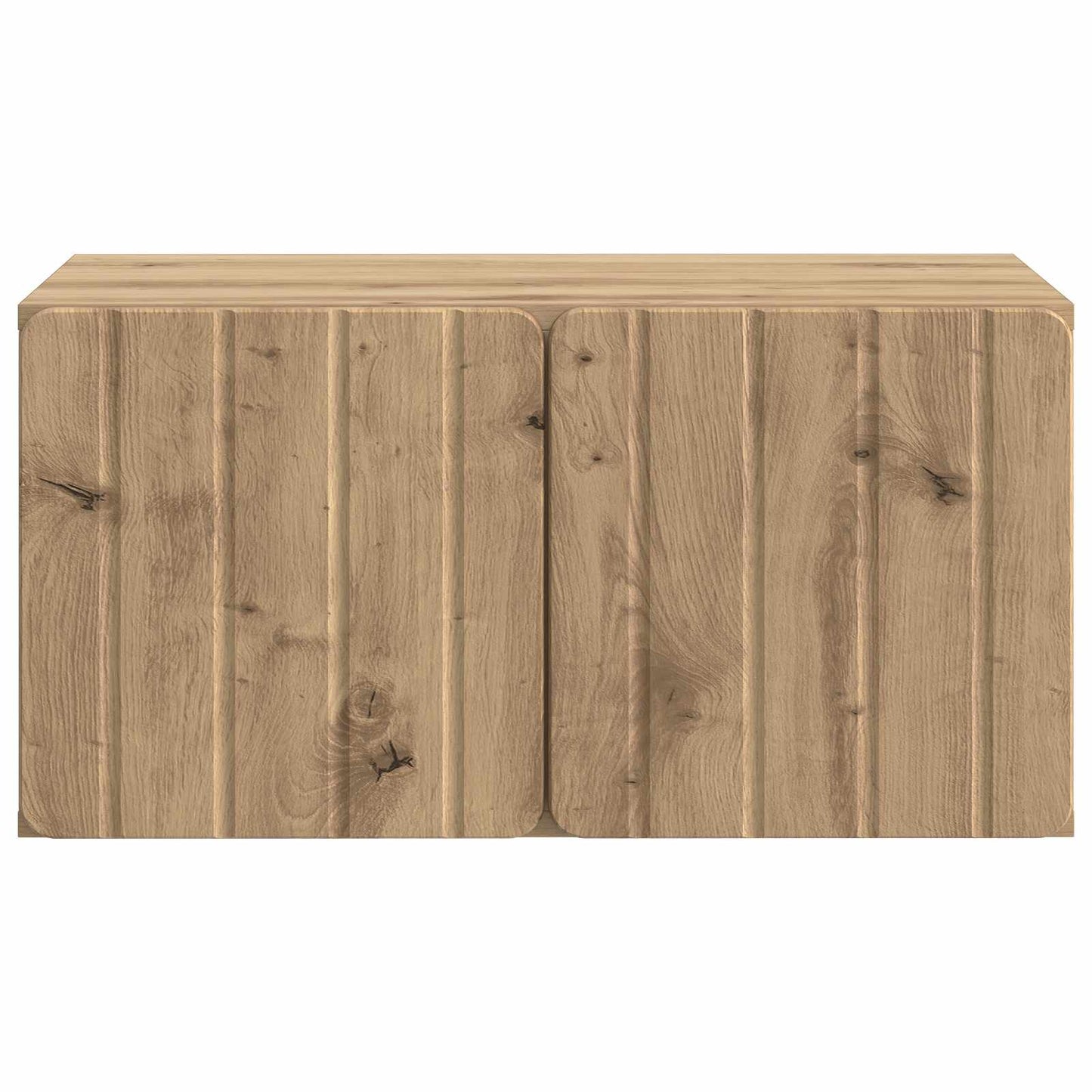 Wandbeugel TV-kast Artisanaal eiken 59,5 x 41 x 30 cm