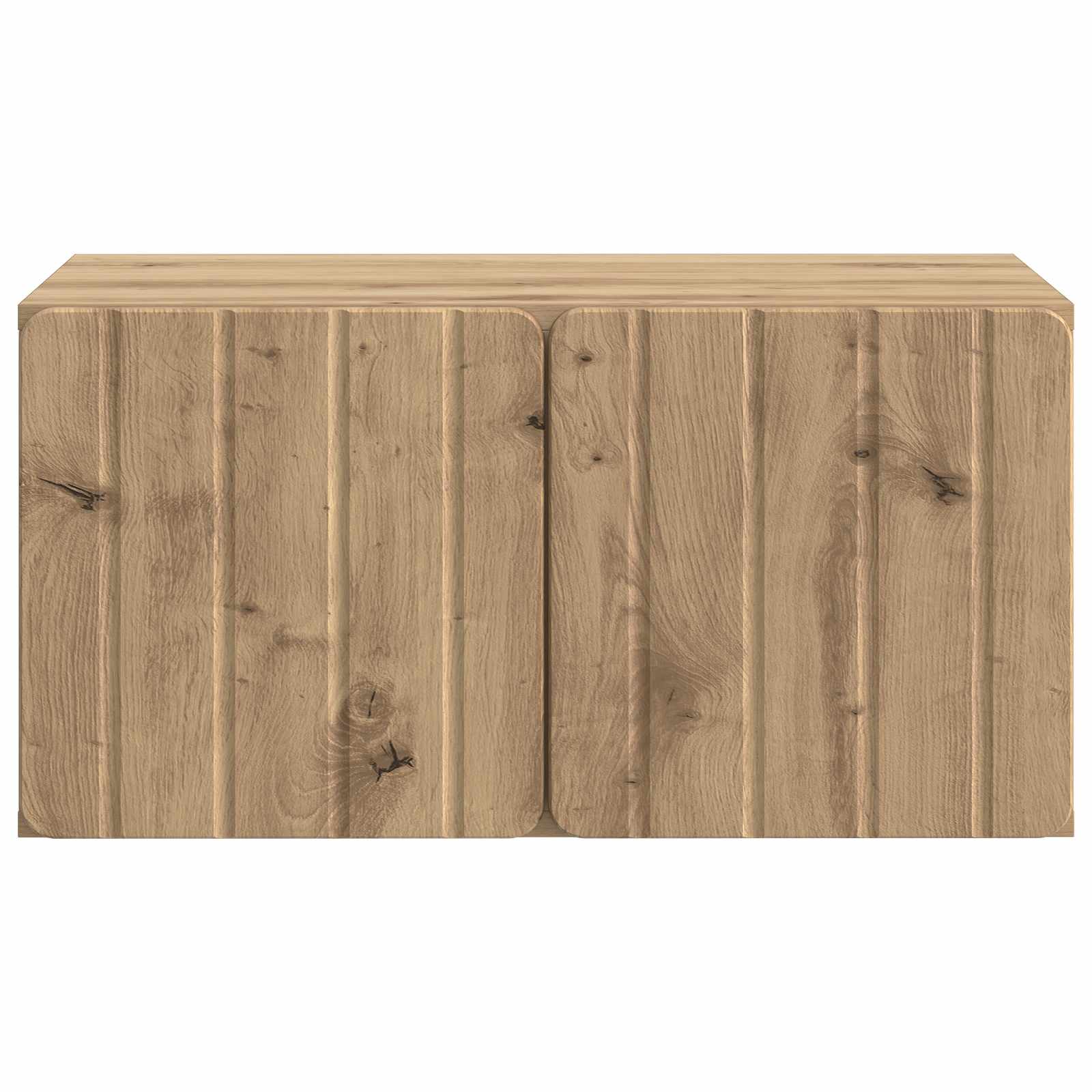 Wandbeugel TV-kast Artisanaal eiken 59,5 x 41 x 30 cm