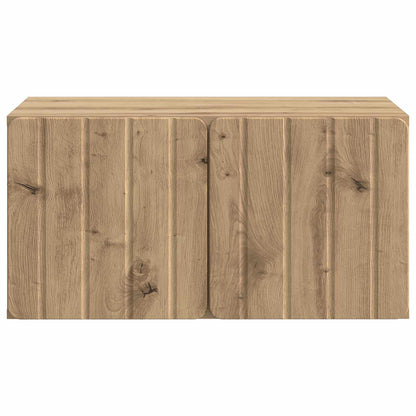 Wandbeugel TV-kast Artisanaal eiken 59,5 x 41 x 30 cm