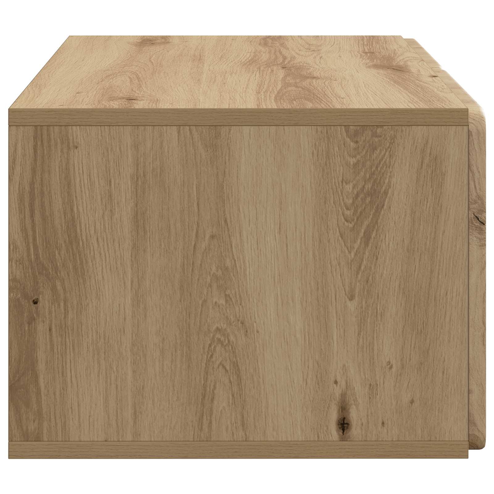 Wandbeugel TV-kast Artisanaal eiken 59,5 x 41 x 30 cm